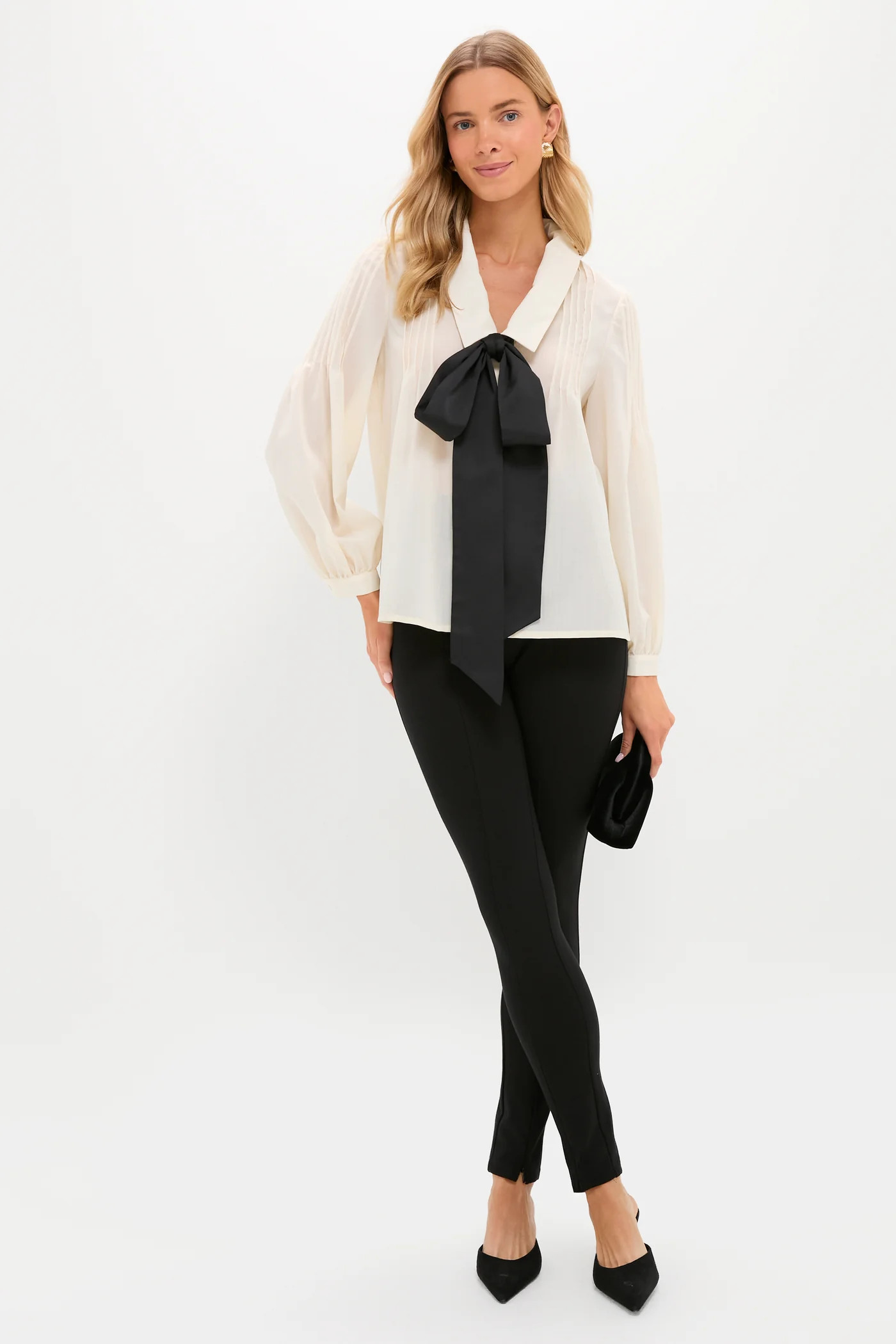 Sheer Bow Bessie Blouse | Tuckernuck (US)
