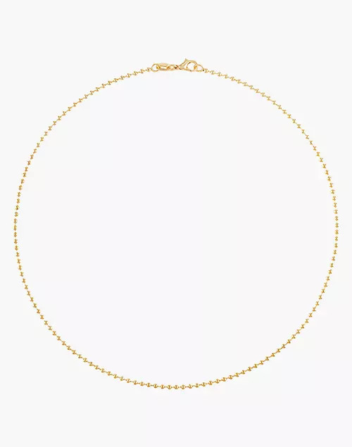 Alexa Leigh Gold Ball Chain Necklace | Madewell