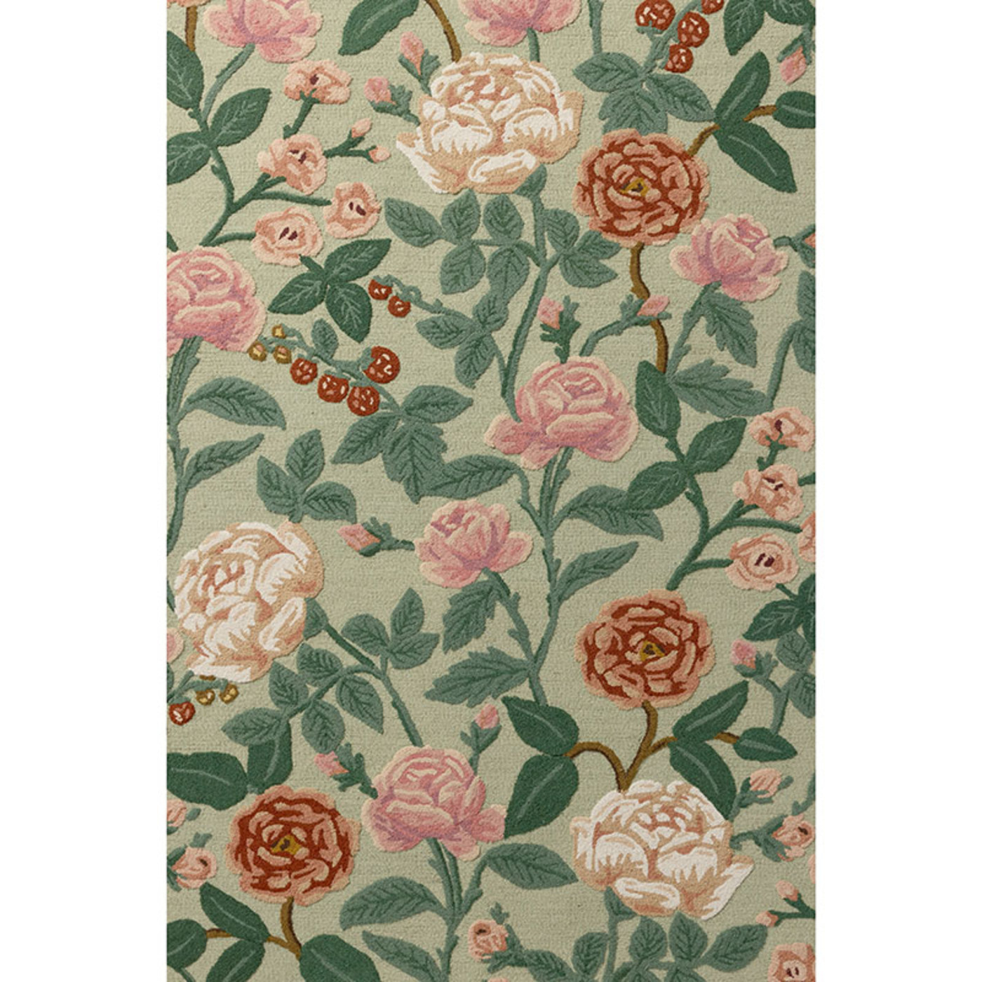 Highgrove Wool Rug - Mint, 5' x 7' 6" | The Company Store