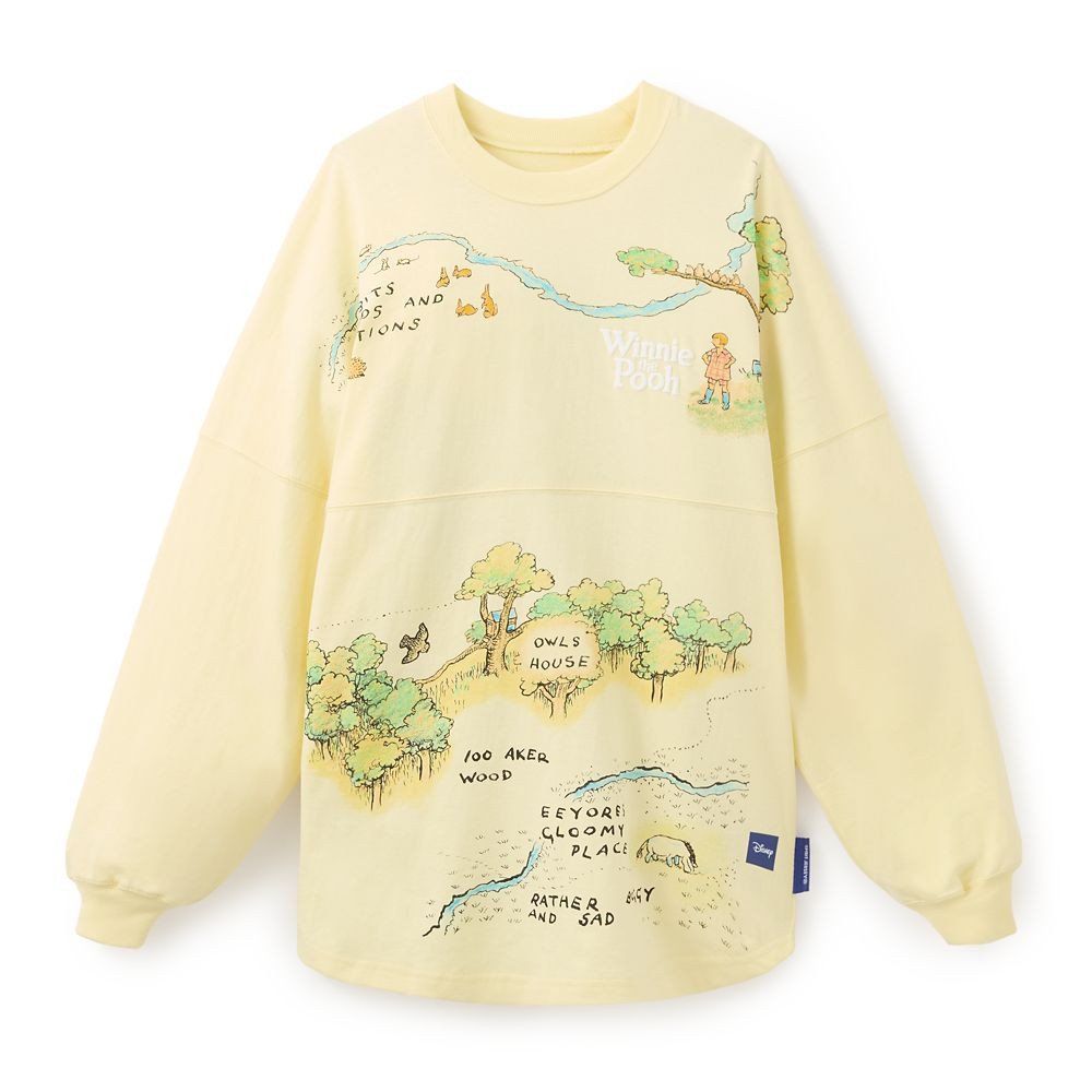 Winnie the Pooh Hundred Acre Wood Map Spirit Jersey for Adults | Disney Store