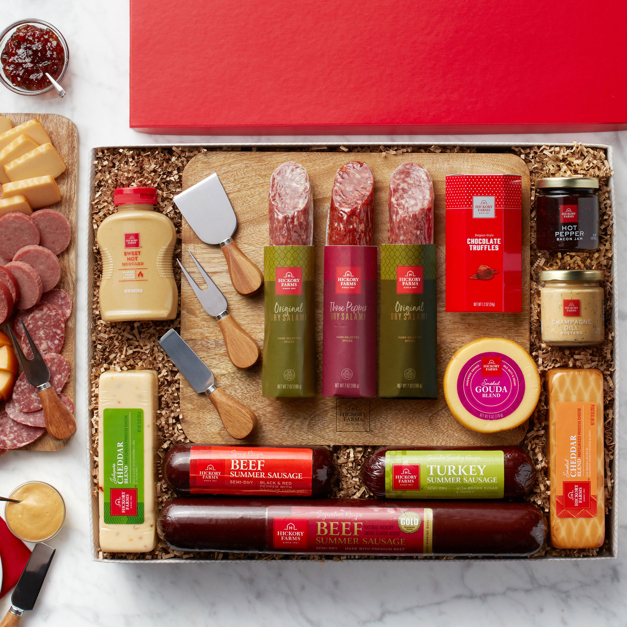 Grand Charcuterie Gift Box with Meat & Cheese Board | Hickory Farms | Hickory Farms