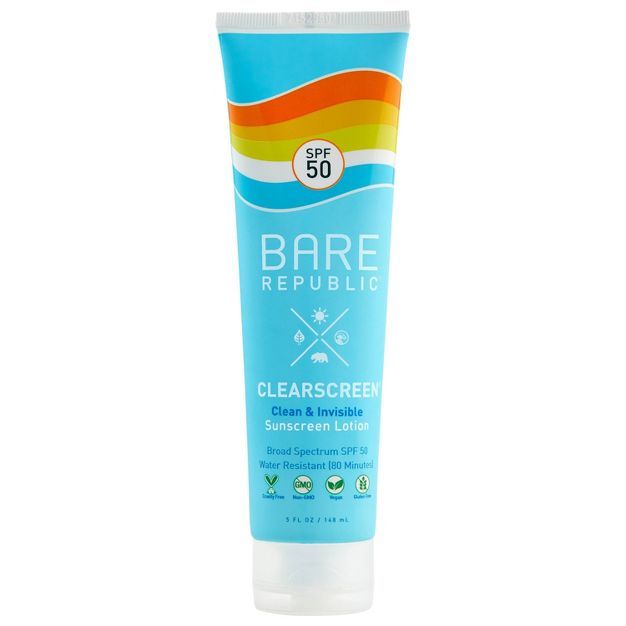 Bare Republic ClearScreen Sunscreen Lotion - SPF 50 - 5 fl oz | Target