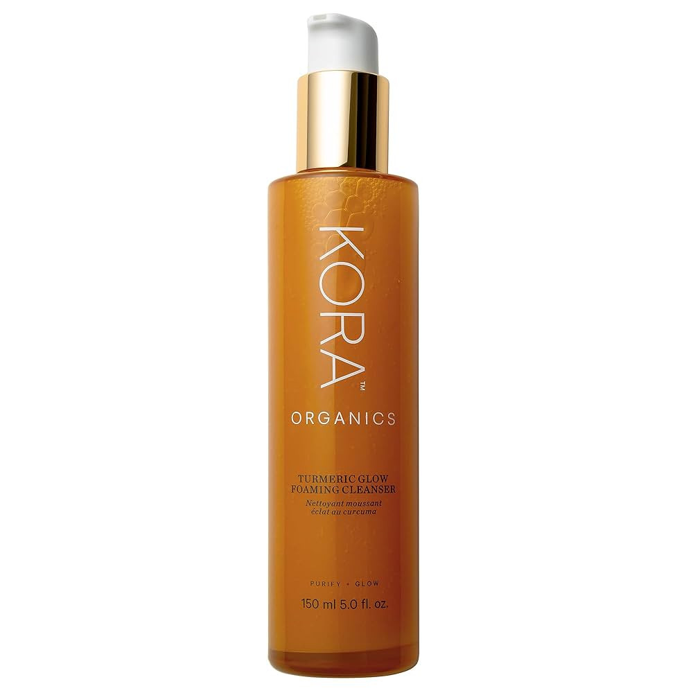 KORA Organics Turmeric Glow Foaming Cleanser, Cleanse & Nourish, Certified Organic, Cruelty Free,... | Amazon (US)