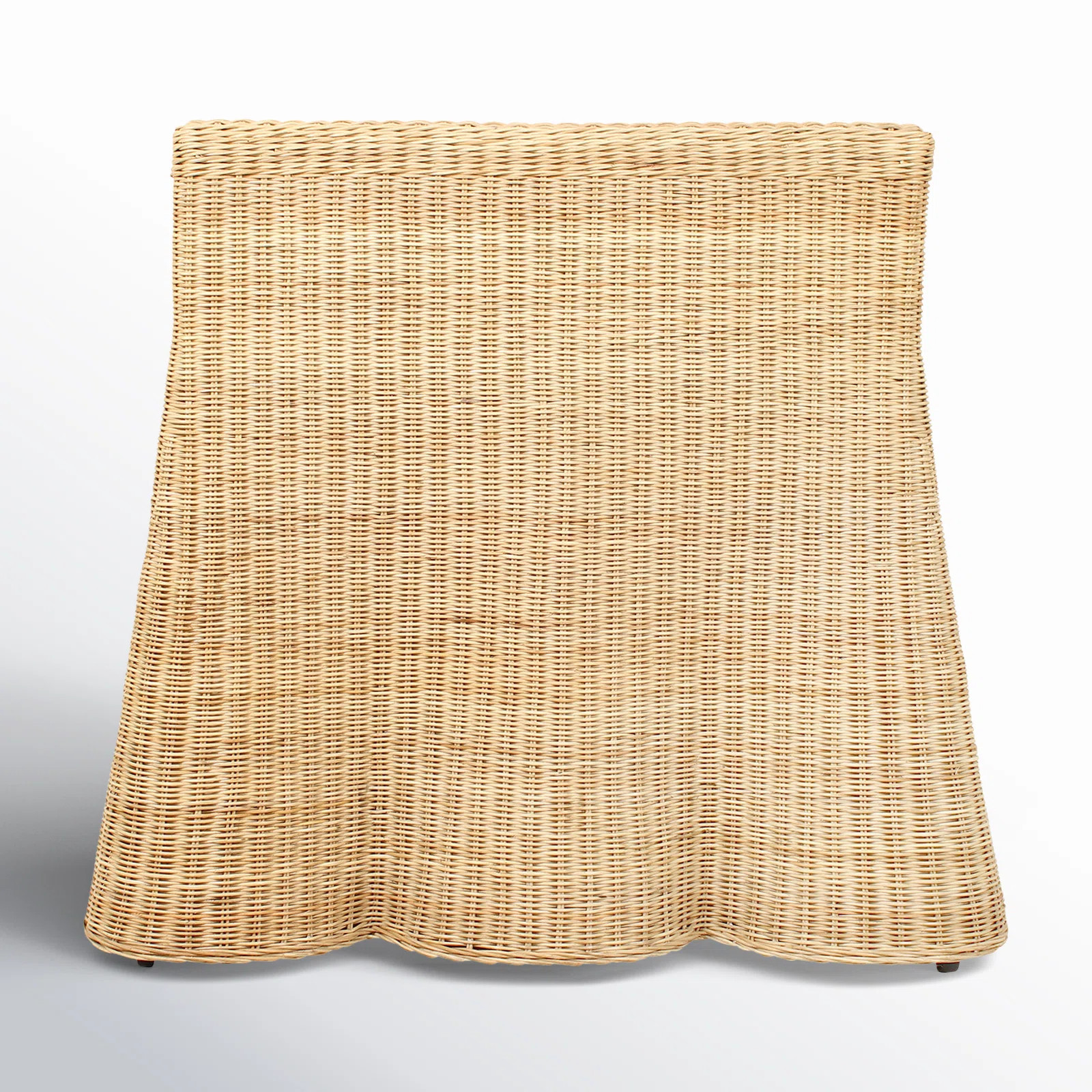 Cabo 36" Scalloped Rattan Console Table | Wayfair North America