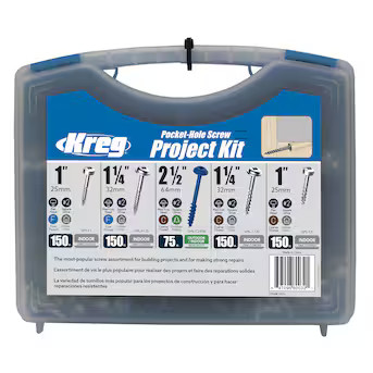 Kreg Pocket-hole Screw Kit (675 Of 5 Most Used Screws) | Lowe's