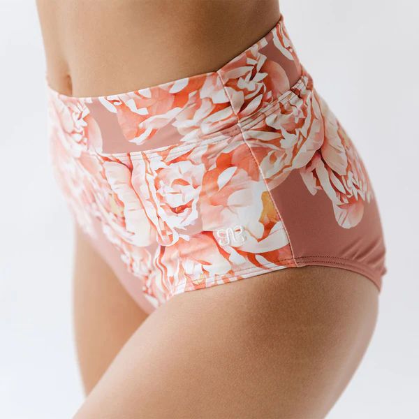 Garden Rose High-Waisted Bottoms | Albion Fit