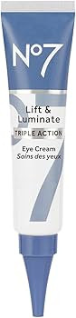 No7 Lift & Luminate Triple Action Under Eye Cream - Dark Circles Under Eye Treatment with Vitamin... | Amazon (US)