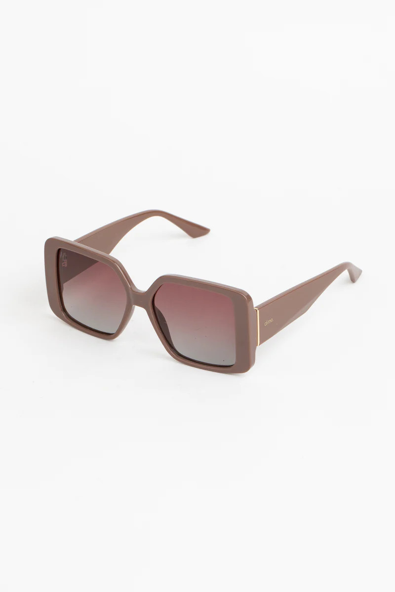 Drama Queen Sunglasses- Brown by dime. | Avara