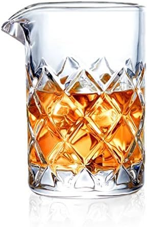 KITESSENSU Bar Mixing Glass, Seamless Pitcher for Stirred Cocktails with Weighted Bottom, Old Fas... | Amazon (US)