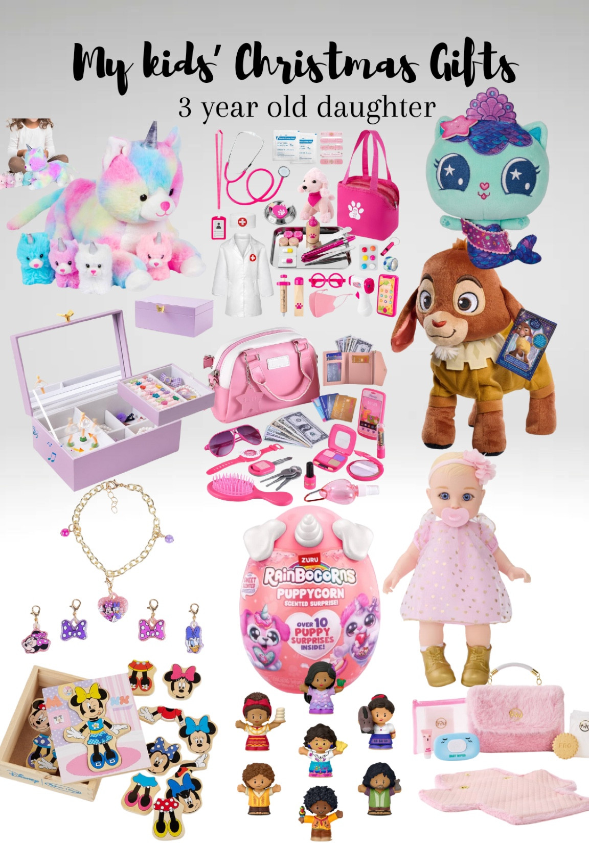 What my 3 year old daughter is getting for Christmas from us and other family members.  

Gift Guide, gift for kids, baby gifts, 1 year old gifts, gift ideas 

#LTKKids #LTKGiftGuide #LTKFamily
