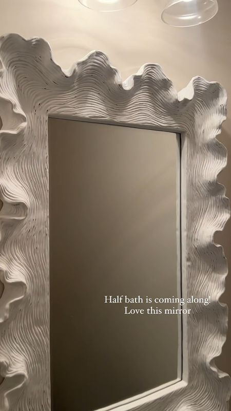 Mirror I ordered for the half bath in my house! 

#LTKhome #LTKsalealert #LTKstyletip