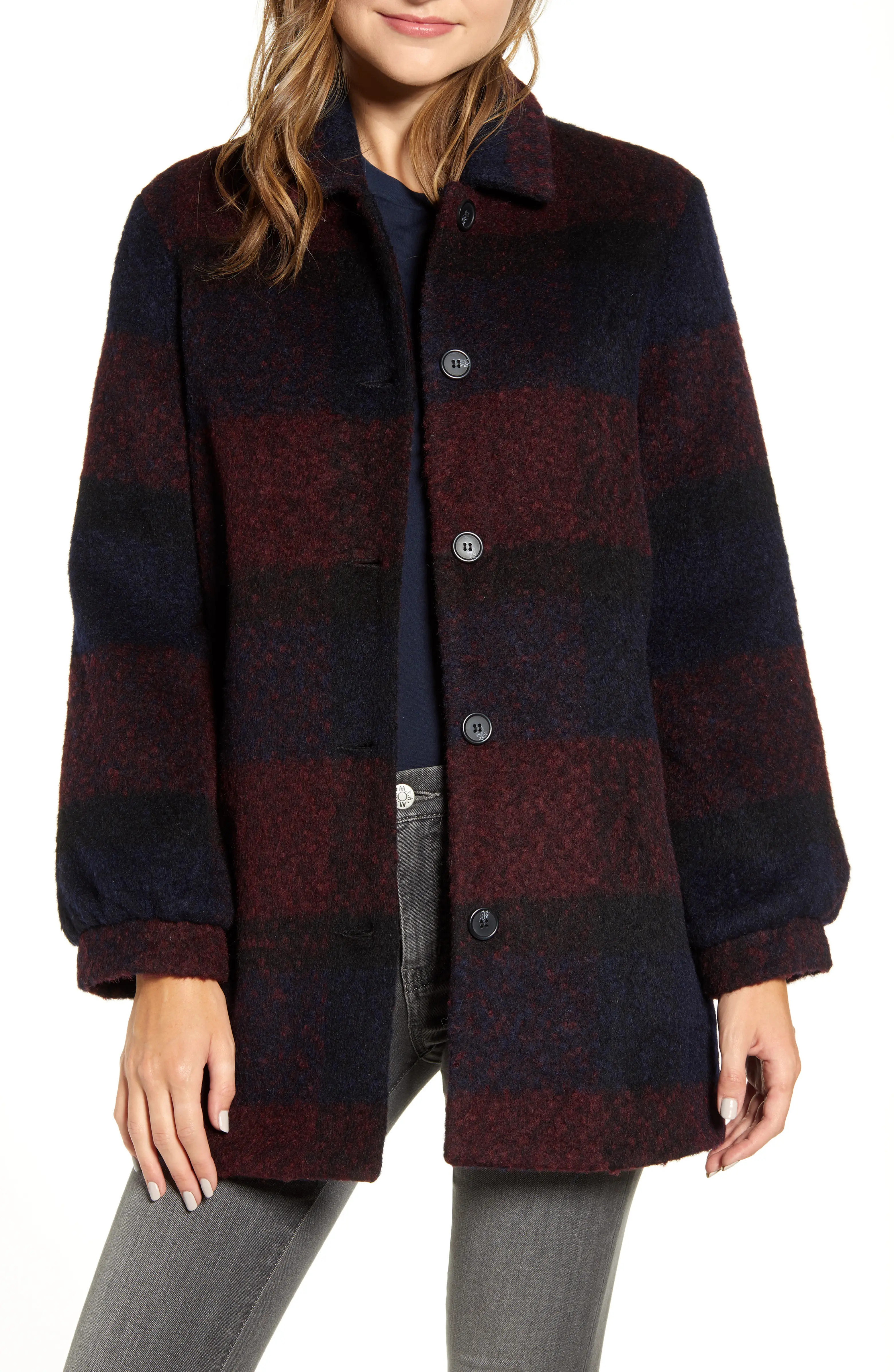 Plaid Car Coat | Nordstrom
