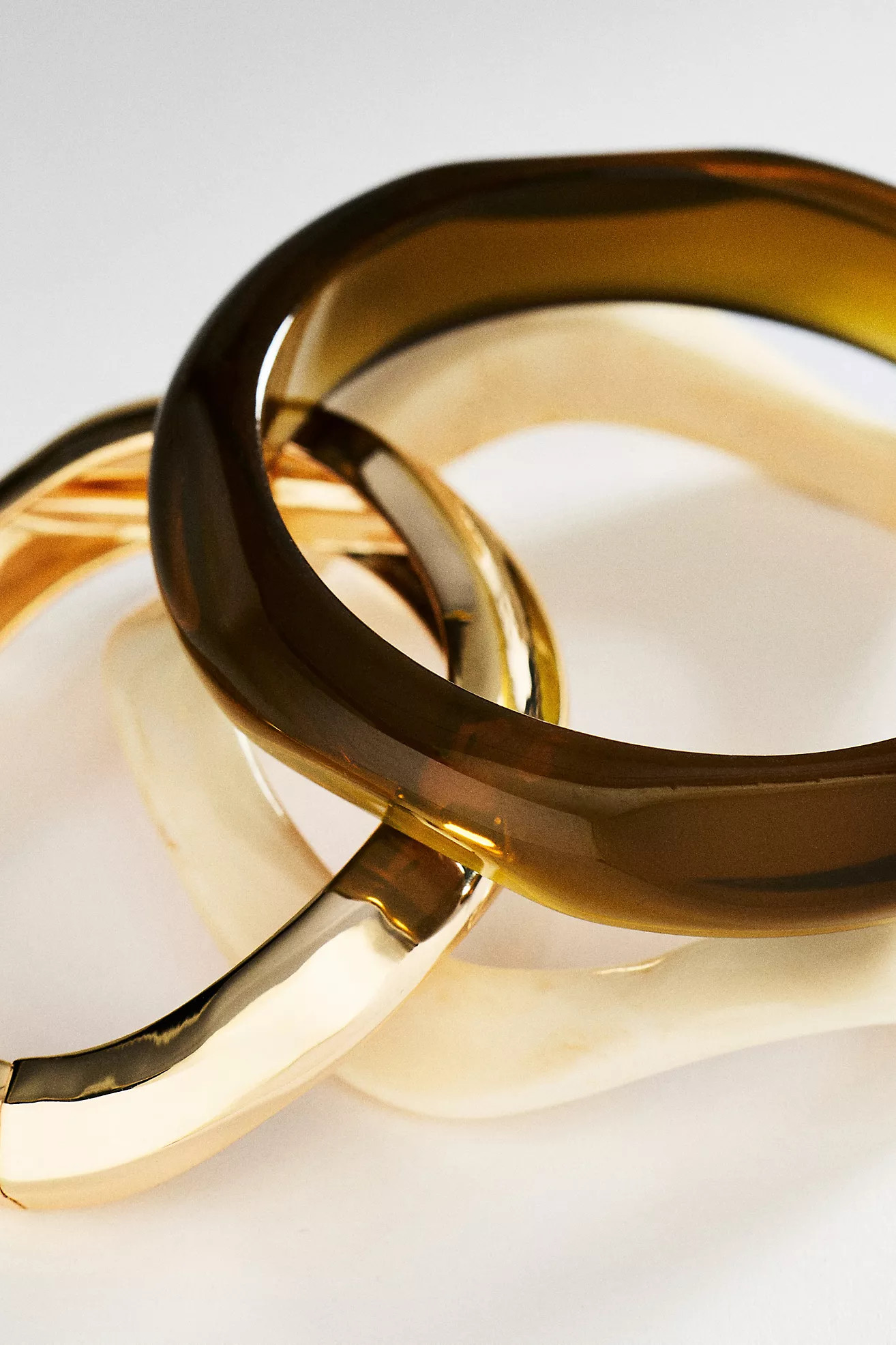 Wavy Bangle Bracelets, Set of 3 | Anthropologie (US)