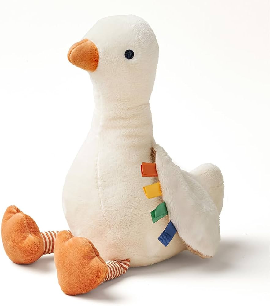 Itzy Ritzy Snuggles Plush Toy – Soft Stuffed Animal for Babies, Kids & Adults – Sensory Ribbo... | Amazon (US)