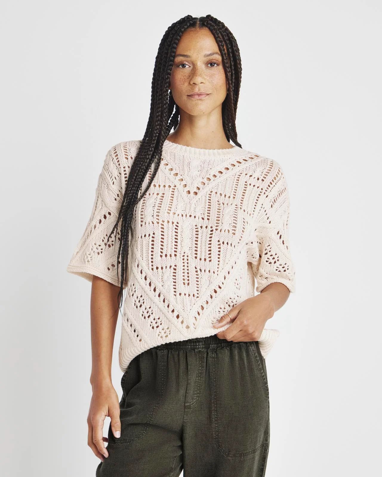 Dominica Short Sleeve Sweater | Splendid