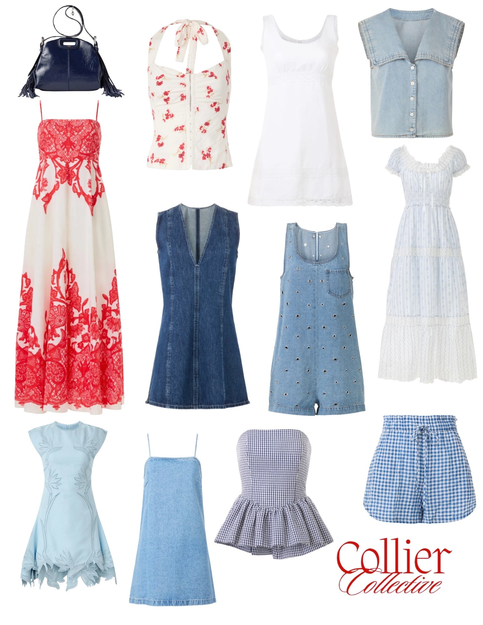 Collier Collective coastal edit ❤️🫐
crisp whites, vintage reds, soft denim, and pieces that feel like a Nantucket summer

easy dresses, gingham moments, and the kind of staples you’ll rewear all season

everything linked for your Collier Collective era

#colliercollective #ltkstyle #coastalstyle #summerstyle #classicwithatwist #denimlooks #ginghamstyle #effortlesschic #americanaaesthetic #elevatedcasual #summeroutfits
