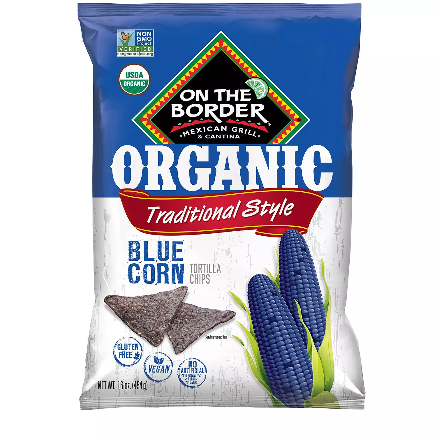 On The Border Organic Blue Corn Tortilla Chips (16 oz.) | Sam's Club