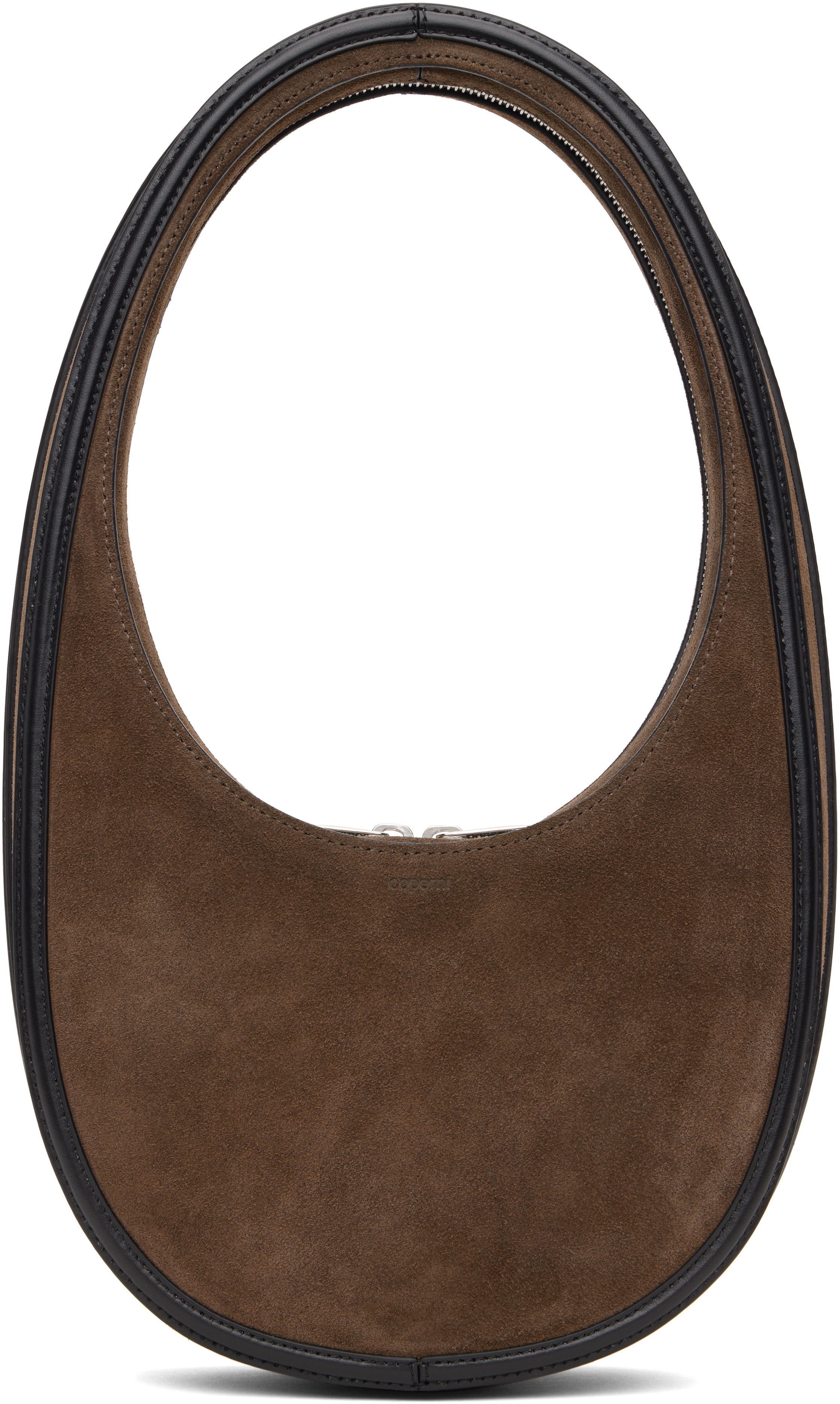 Coperni Brown Suede Swipe Bag | SSENSE