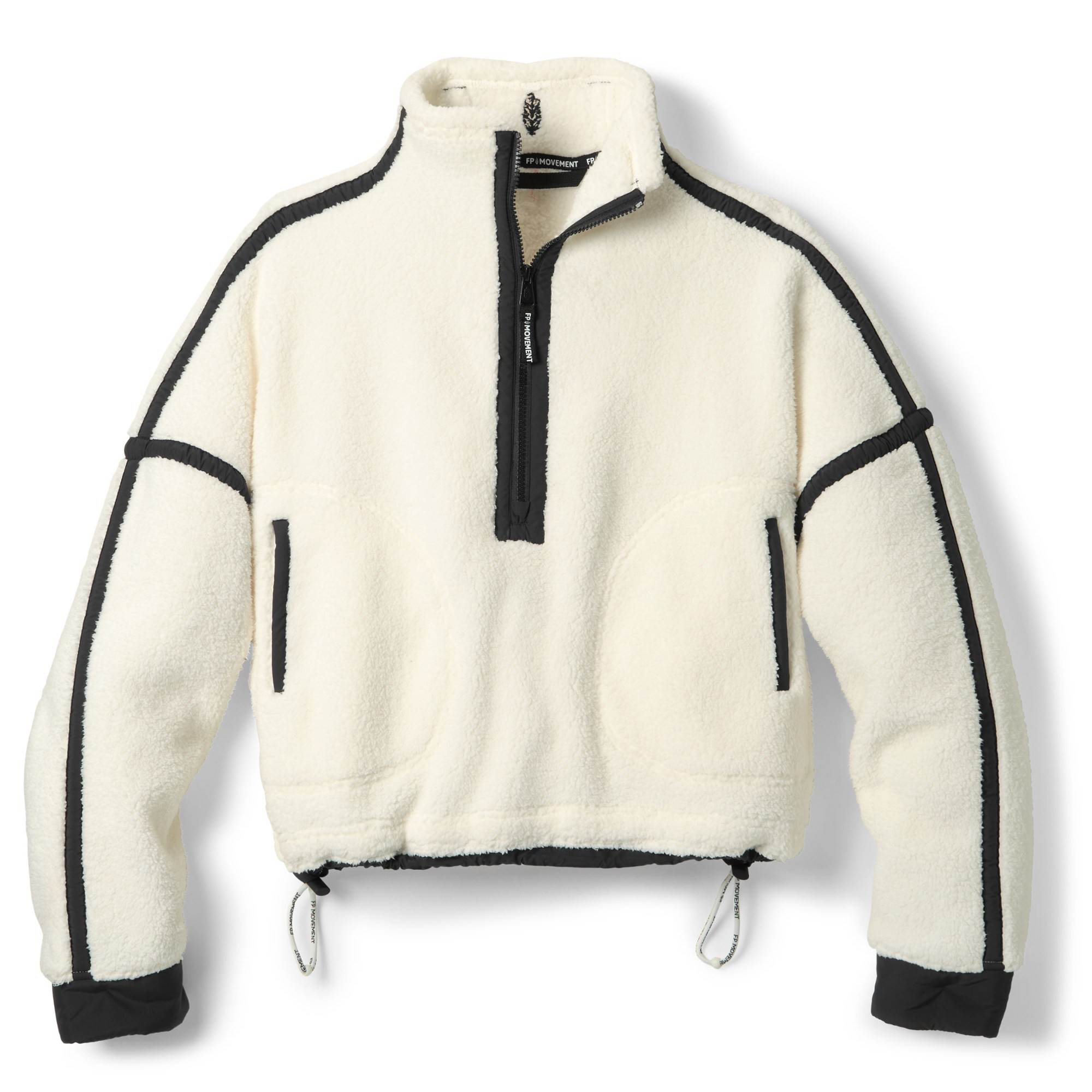 FP Movement Women's Mountain High Half-Zip Fleece White L | REI