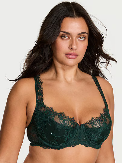 Very Sexy Rose Lace Shimmer Uplift Balconette Bra, Print, 36B - Women's Bras - Victoria's Secret | Victoria's Secret (US / CA )