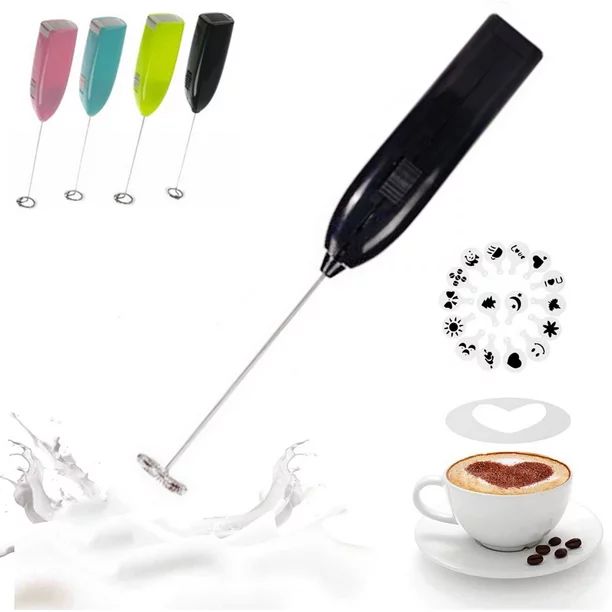 AYNER Electric Milk Frother Handheld Egg Beater Stainless Steel Whisk Kitchen Tools Mini Drink Mi... | Walmart (US)