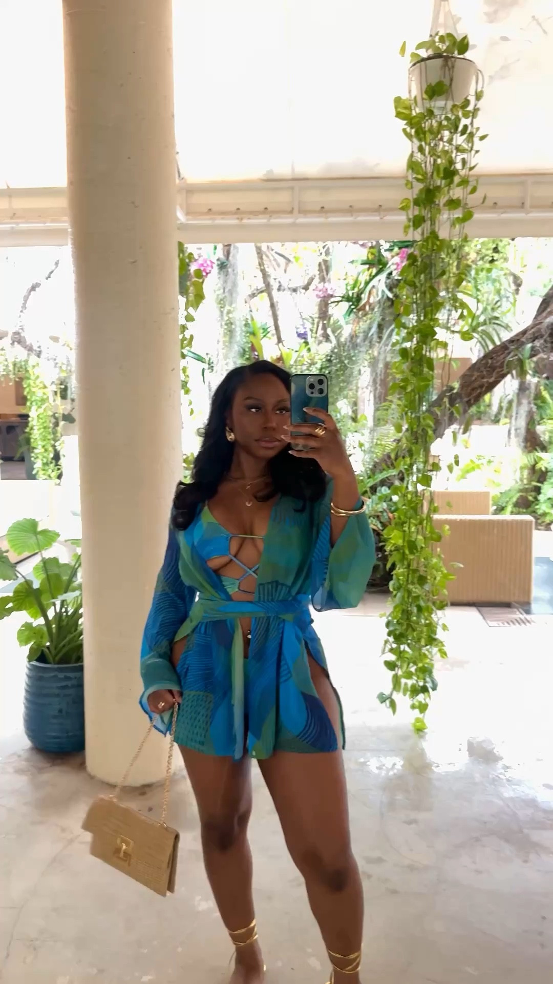 Nikki Beach Miami look 🌴✨

Swim set: Fashion Nova

nikki beach outfit, miami beach club outfit, blue green swimsuit, beach cover up outfit, vacation outfit, tropical outfit, resort wear, beach day outfit, swimwear look, gold accessories outfit

#LTKootd #LTKTravel #LTKSwim