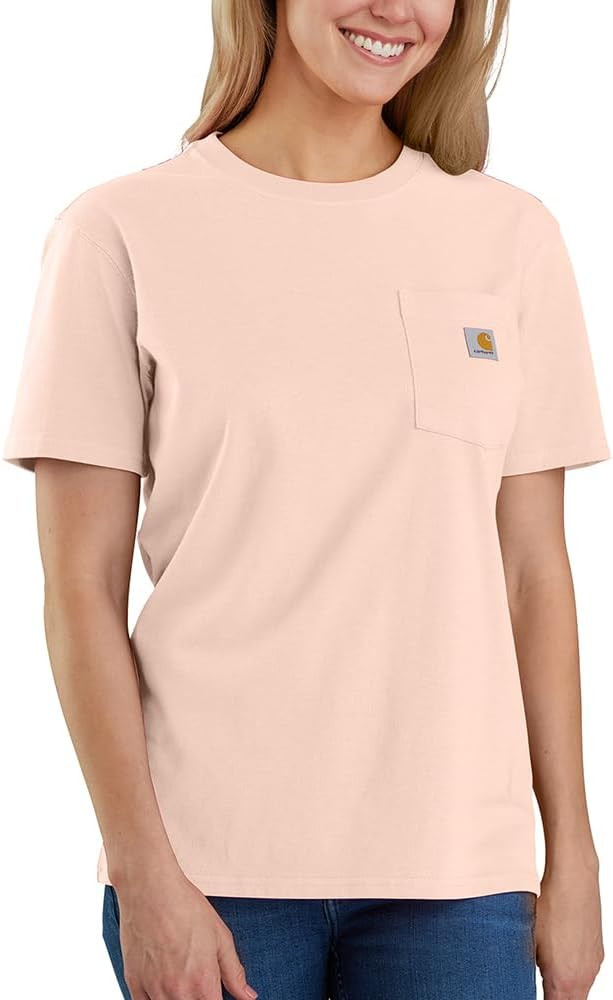 Carhartt Women's Loose Fit Heavyweight Short-Sleeve Pocket T-Shirt | Amazon (US)