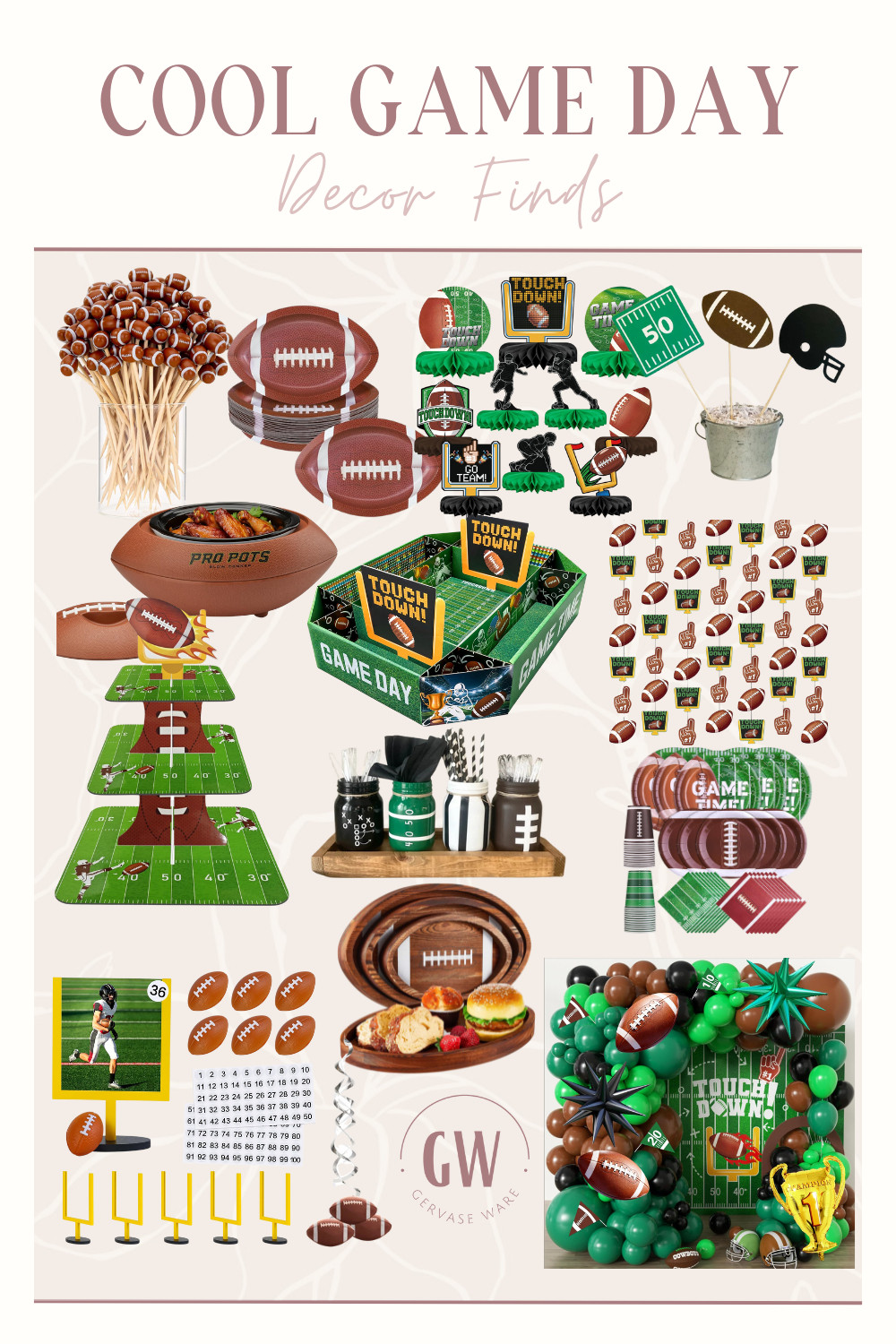Cool game day decorations to set the vibe 🏈🔥 Perfect for watch parties, tailgates, and home setups that score big.

#GameDayDecor #SportsDecor  

 #LTKdayinmylife #LTKHome #LTKKids