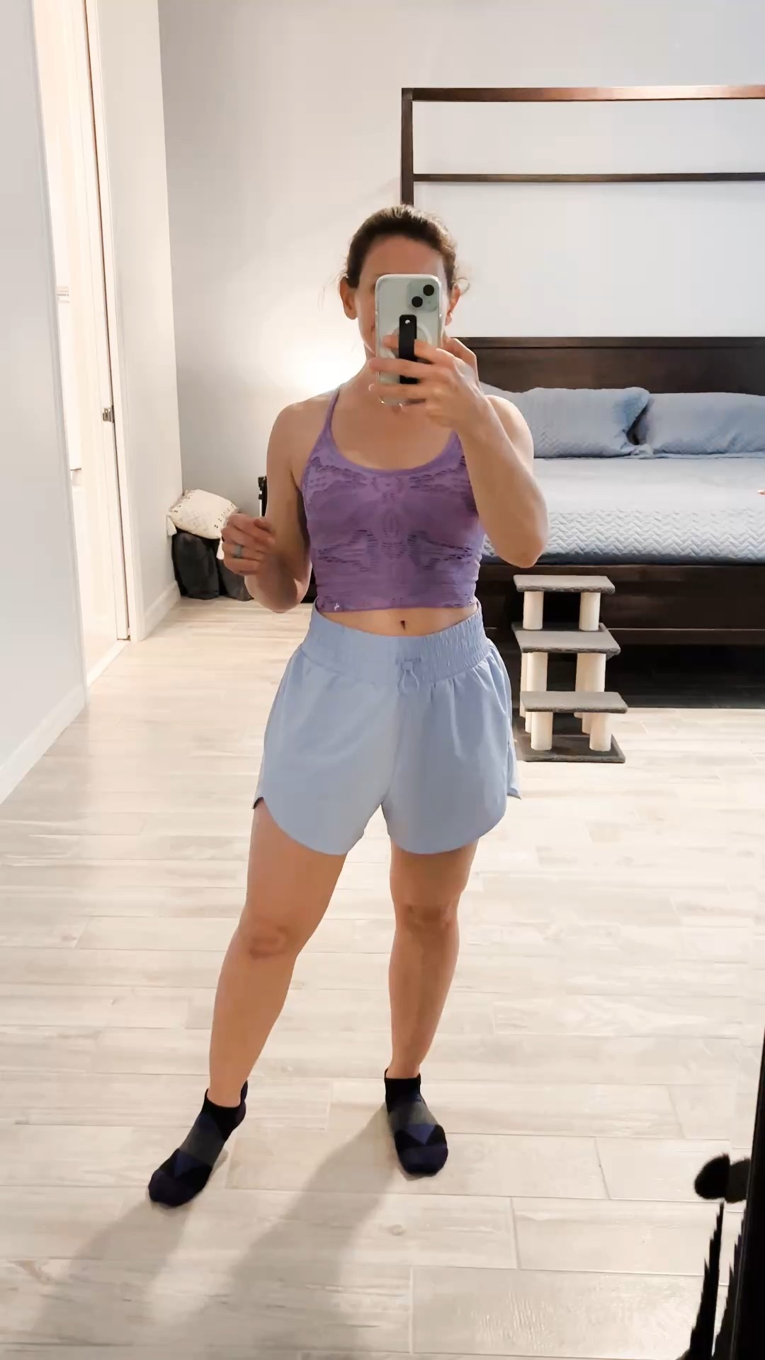 Target recent fitness favorites. Both are true to size. My sports bra is XS and my shorts are size small (I bought my true size XS in other colors).

#LTKActive #LTKOver40 #LTKPetite