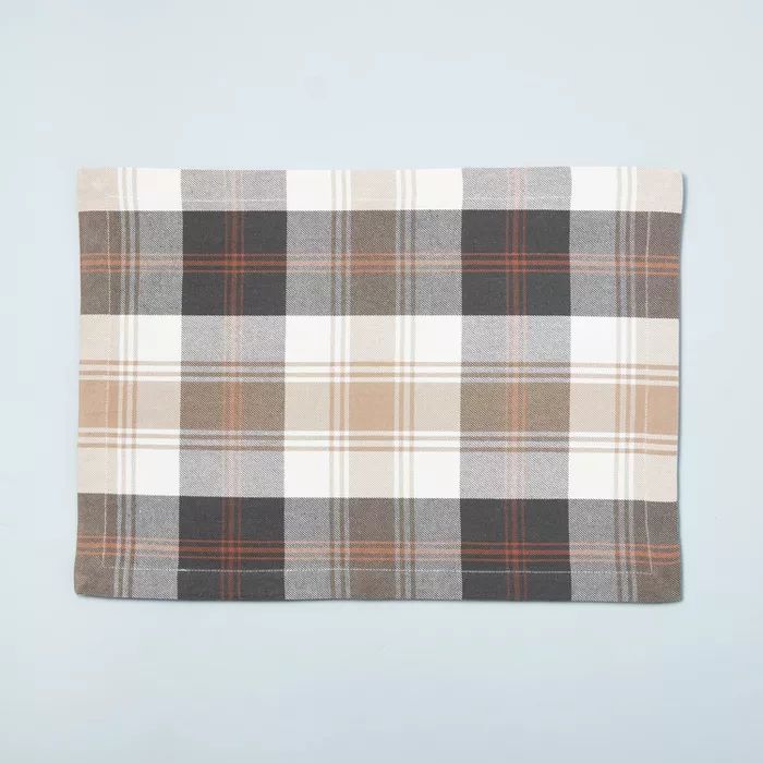 Fall Tartan Plaid Placemat - Hearth & Hand™ with Magnolia | Target