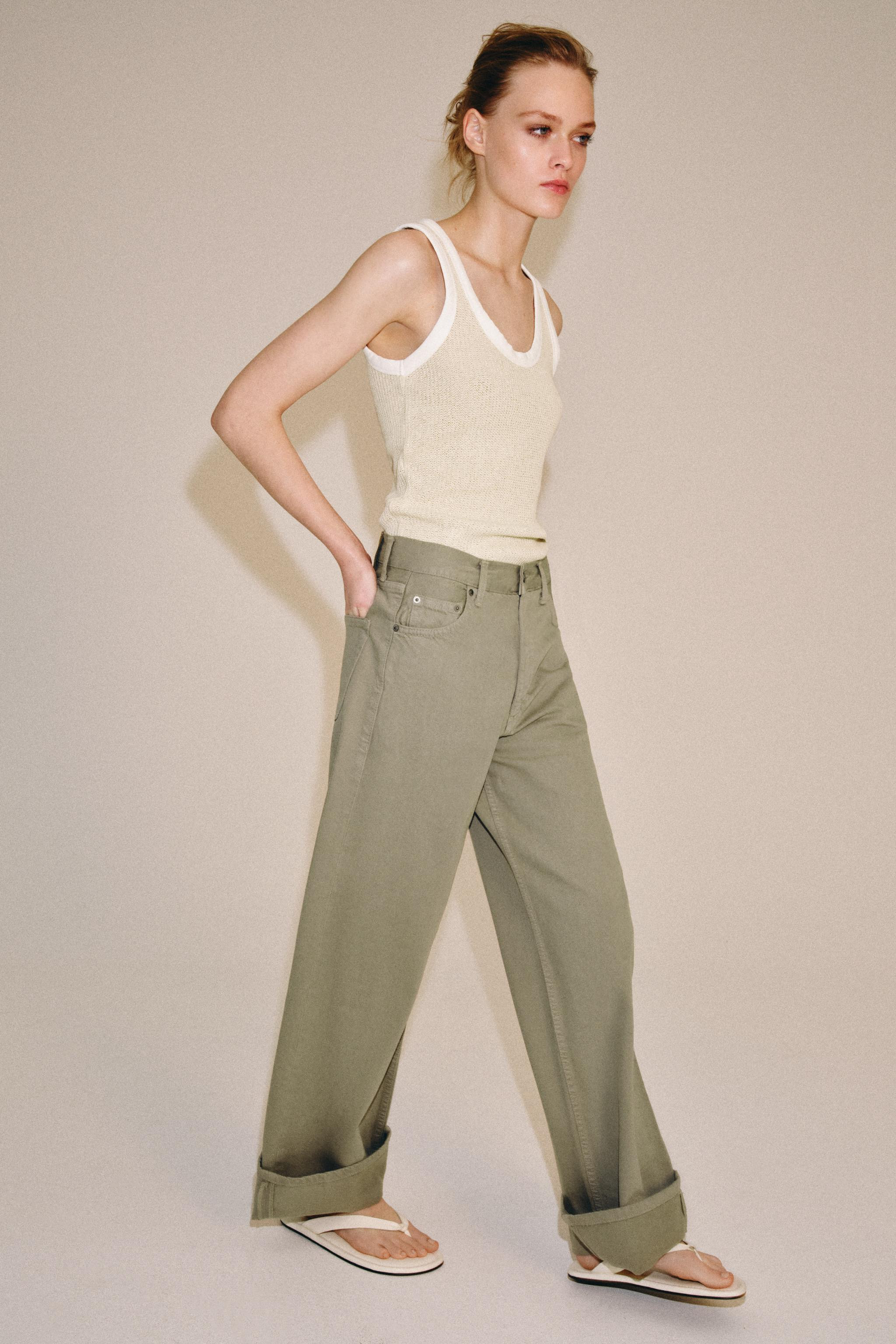 ZW COLLECTION MID-RISE BAGGY JEANS | Zara US