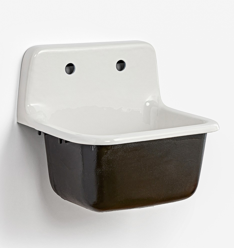 Grizzly Cast Iron Utility Sink with Drain | Rejuvenation
