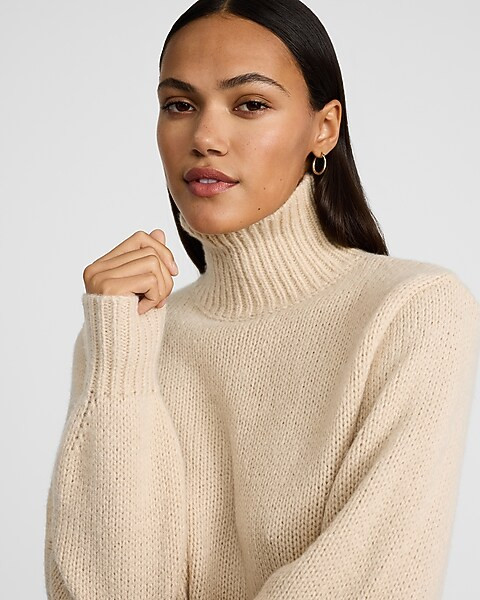 Cozy Soft Turtleneck Sweater | Express