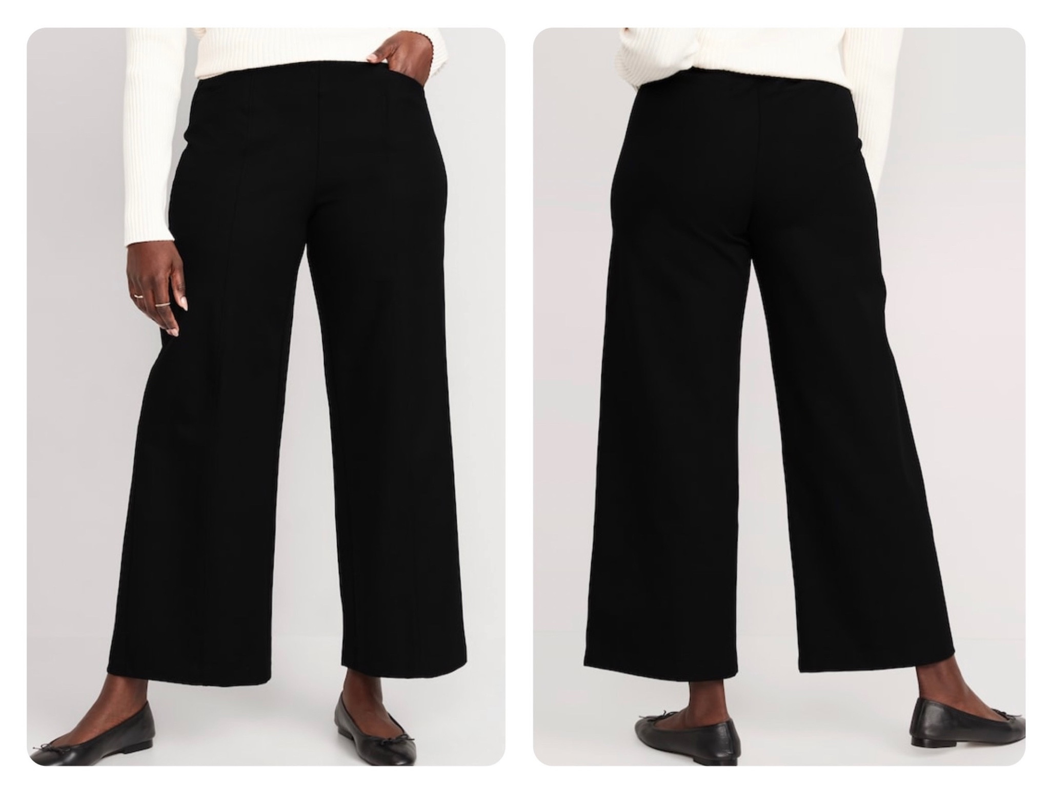 The perfect wide-leg work pant!
Two deep pockets in the front, pull-on ponte knit… this are perfect for the office!

Also available in Navy, Khaki, and Brown. 
Sizes XS-4X

#LTKcurves #LTKunder50 #LTKworkwear