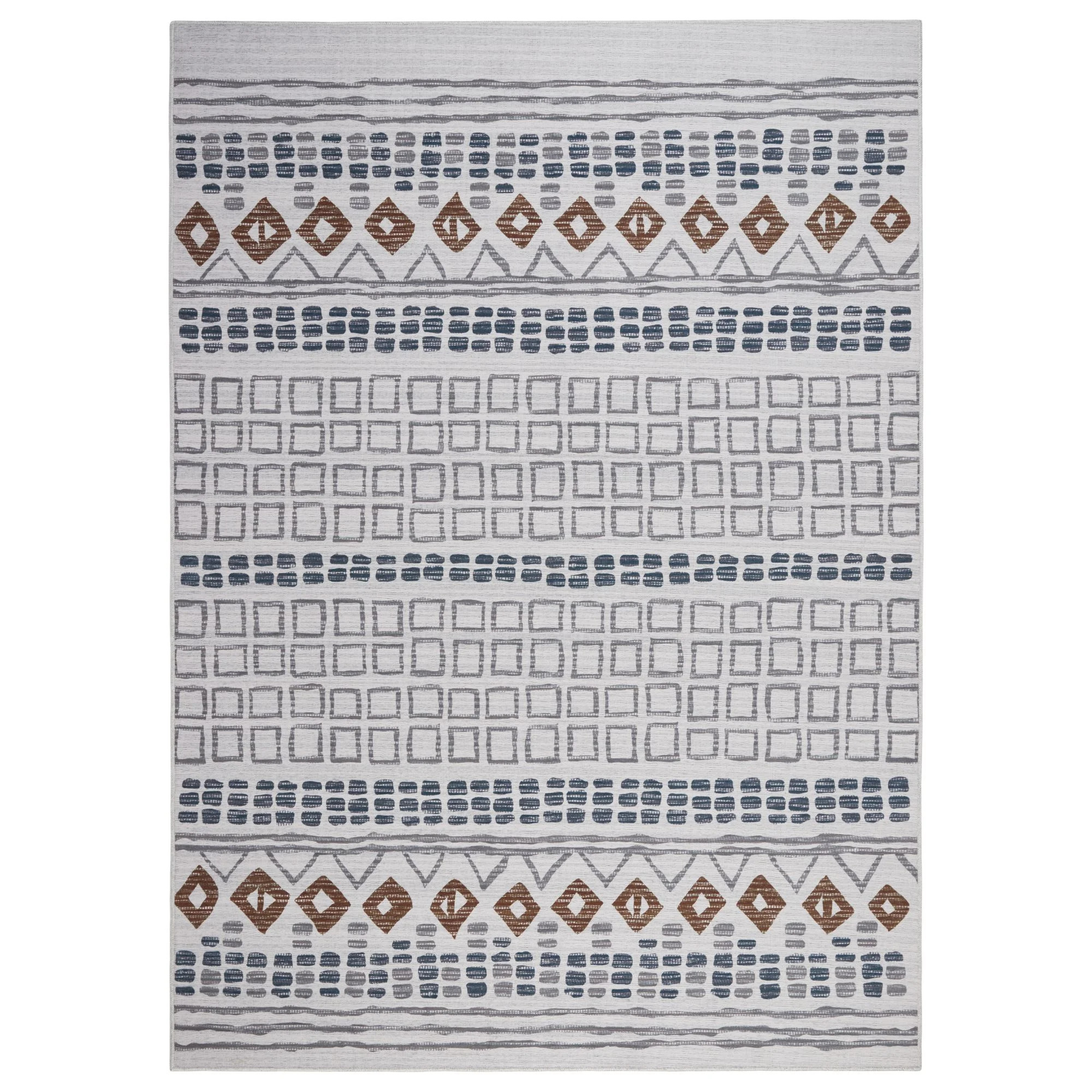 Wanda June Home Geo Washable Area Rug, Cream, 3'9" x 5'5" by Miranda Lambert | Walmart (US)