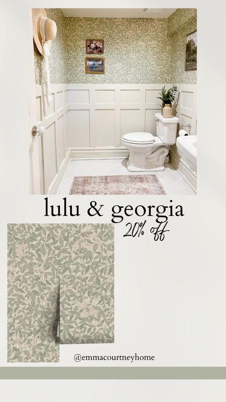 Lulu and Georgia Memorial Day sale 20% off the wallpaper I used in the powder room 

#LTKFind #LTKhome #LTKsalealert