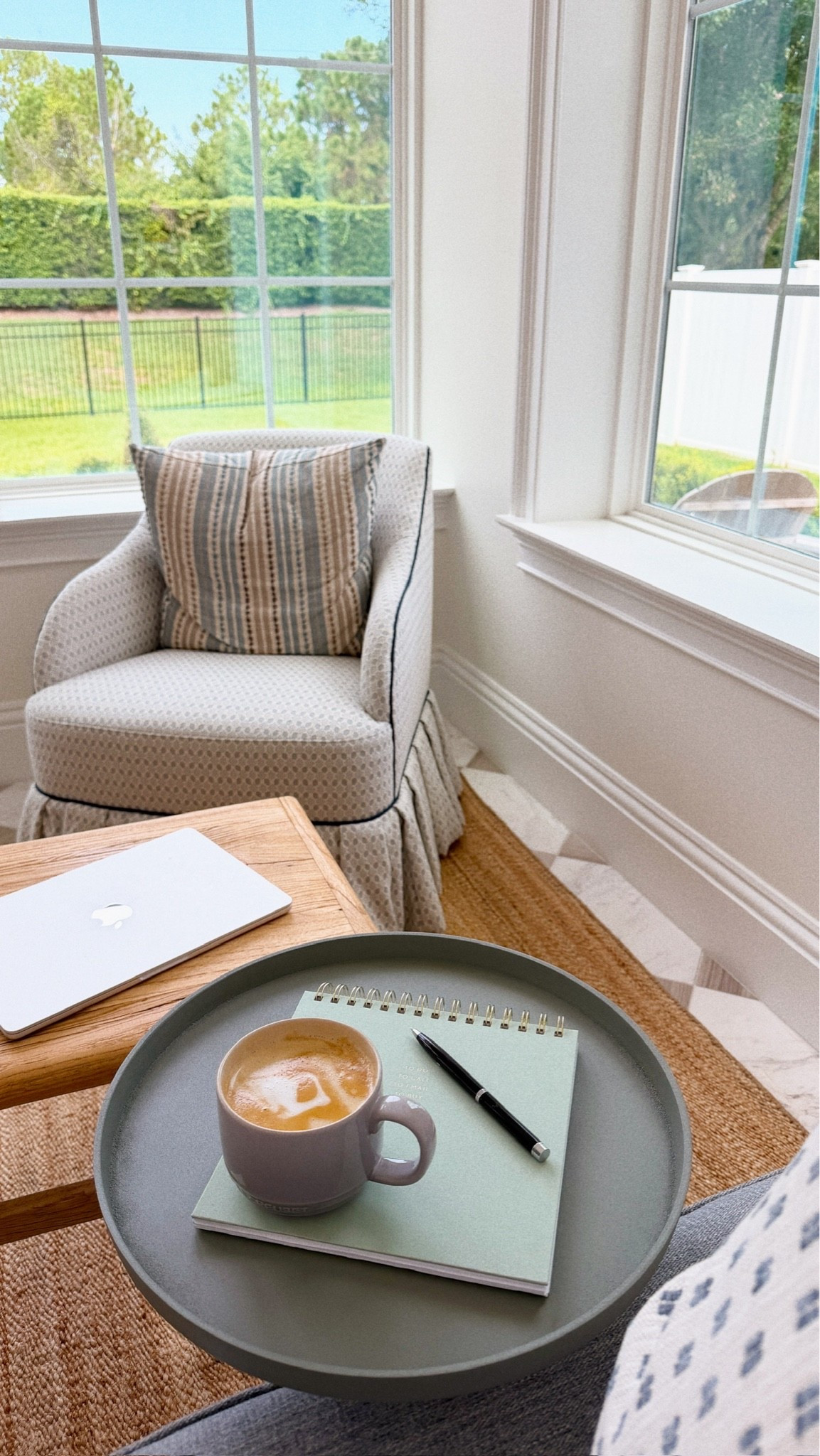 the loveliest little work spot! (chair is Coley Home)

#LTKHome