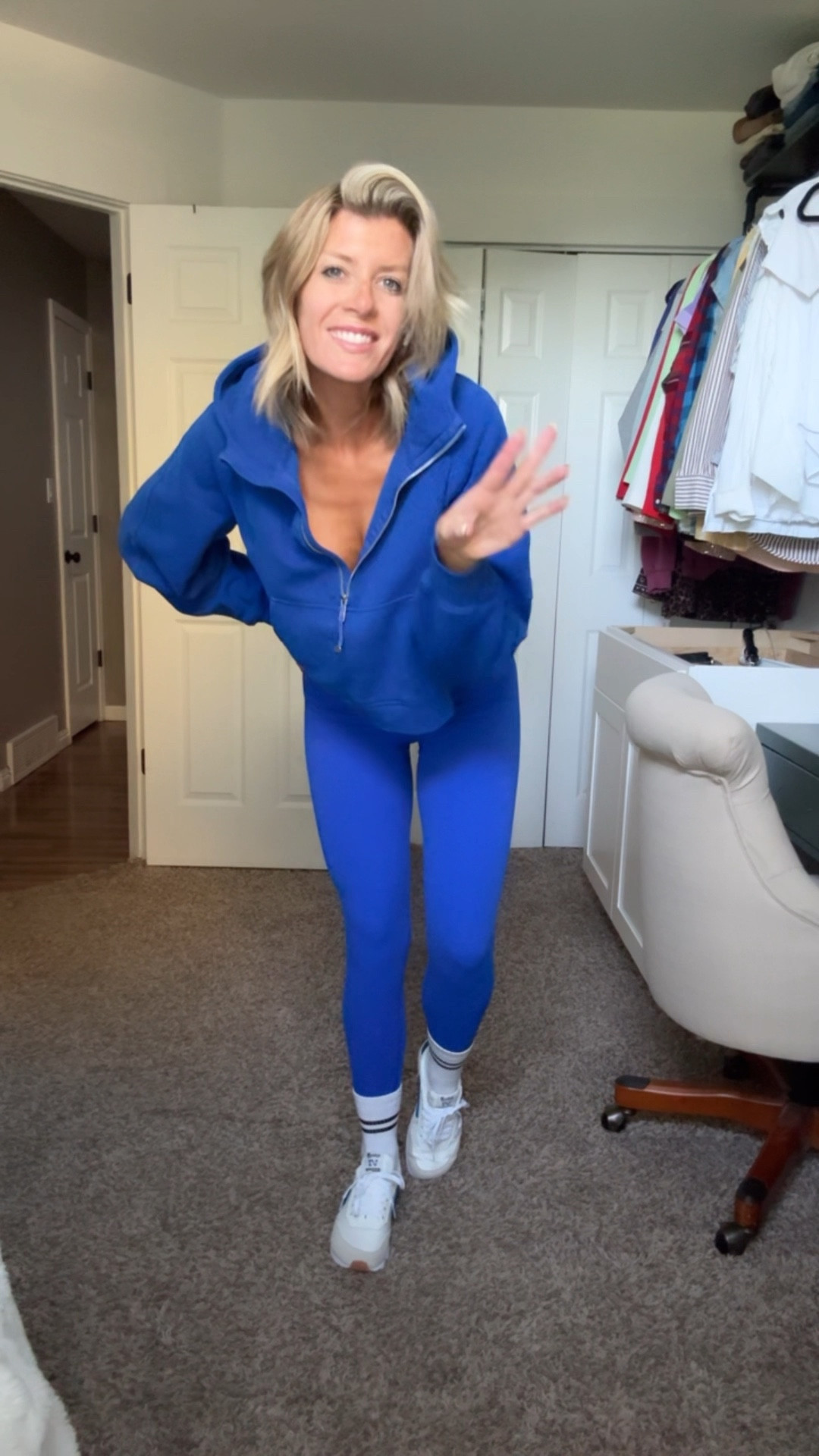 The most flattering workout outfit ever!
Pilates outfit
Gym outfit￼

Athleta
Lululemon 
Amazon
Splay shoes


#LTKOver40 #LTKActive #LTKStyleTip