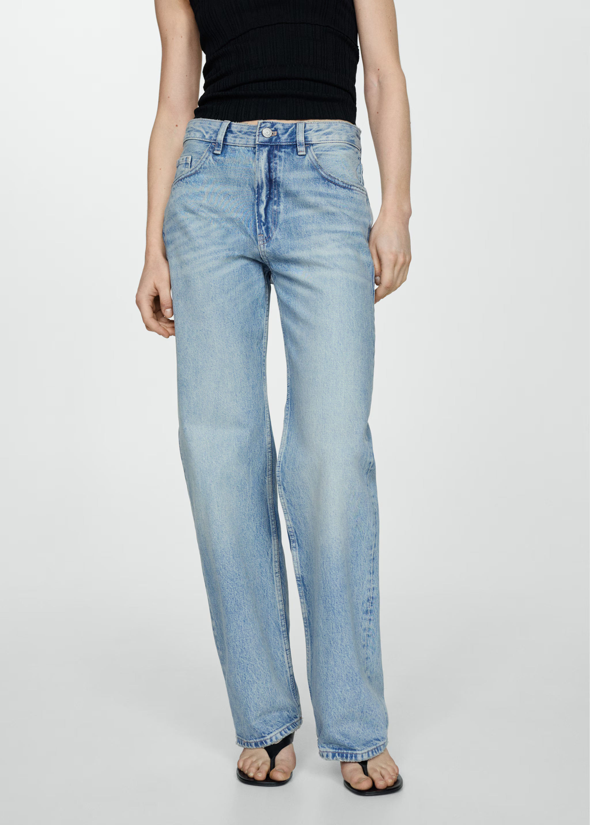 Jean droit taille normale | Mango EU
