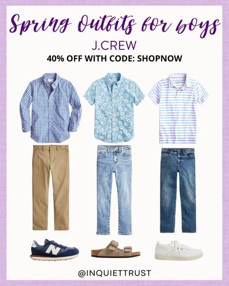 These spring outfits for boys are on sale today! Use code SHOPNOW to get 40% less!

#affordablestyle #springfashion #outfitidea #kidsfashion #onsalenow

#LTKsalealert #LTKkids #LTKSeasonal