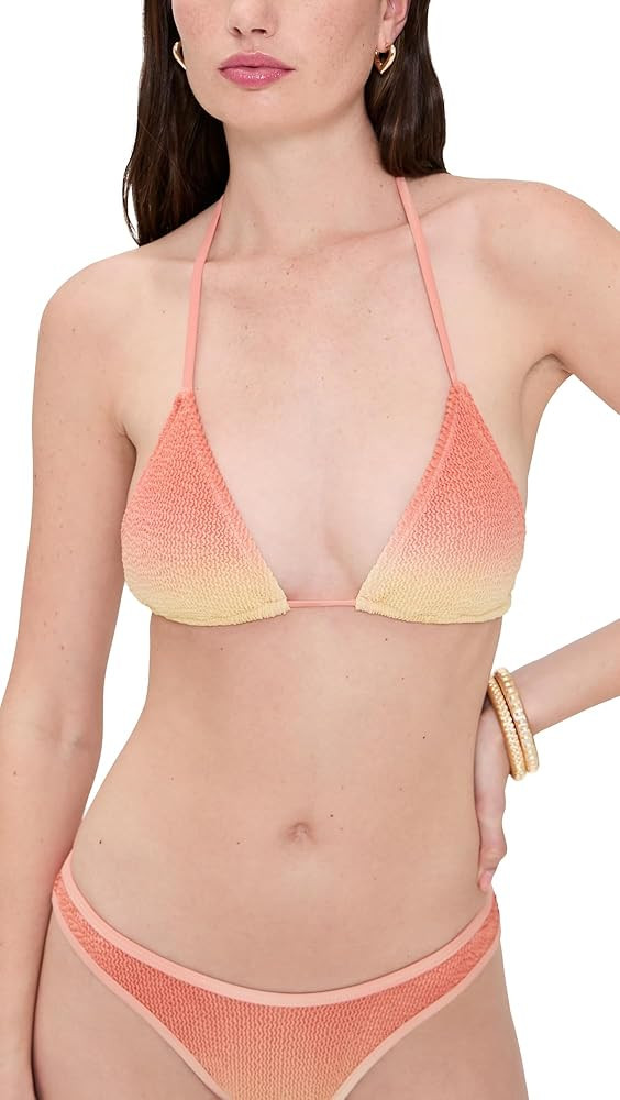 PEACH RING001 Triangle Bikini Top by good american | Amazon (US)