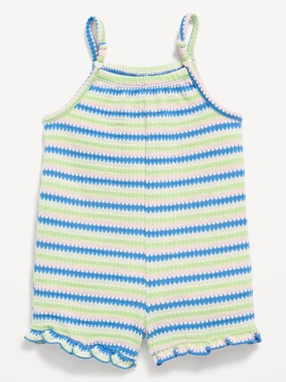 Sleeveless Knit Romper for Toddler Girls | Old Navy (US)