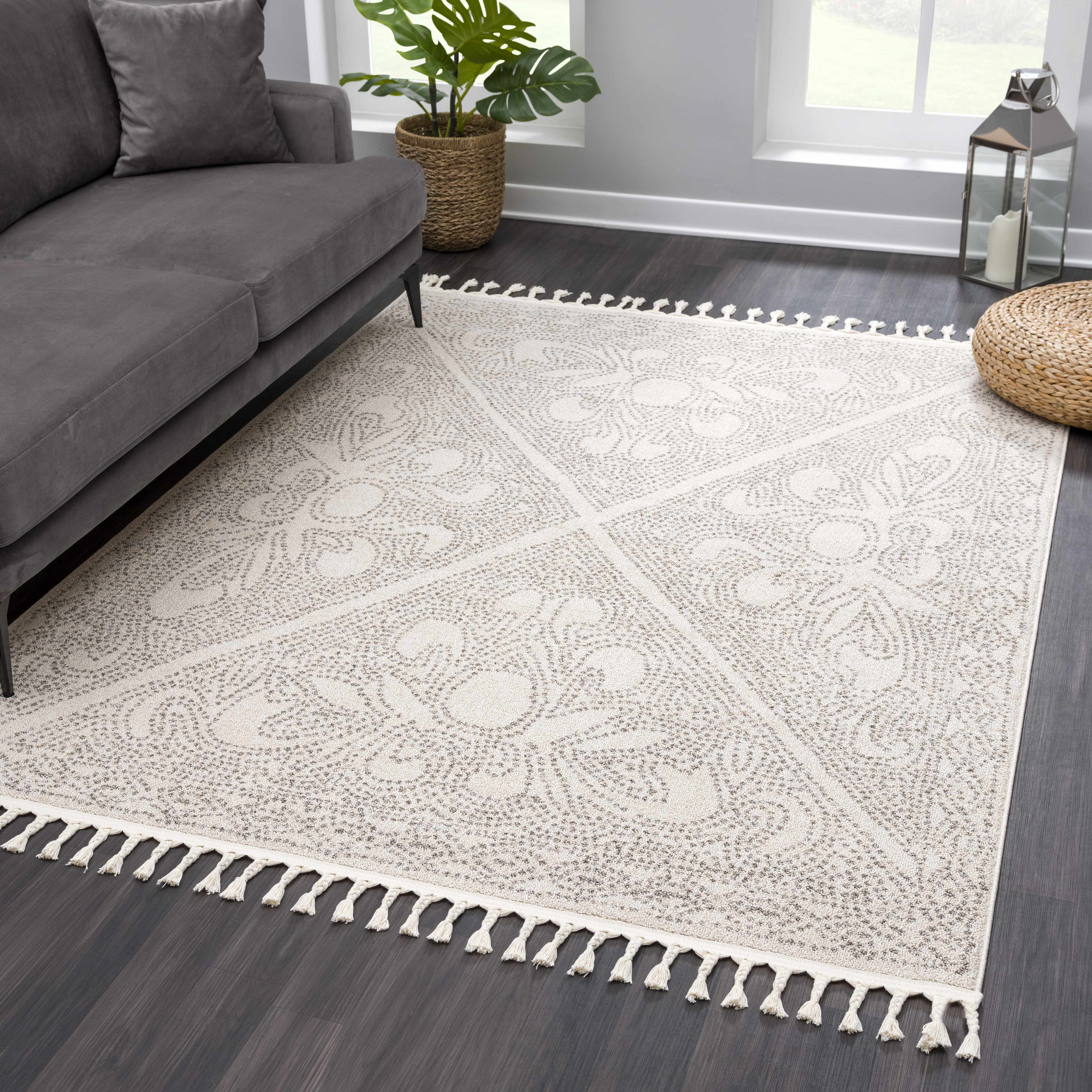 Birdwood Cream & Brown Area Rug | Boutique Rugs