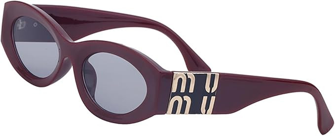 Female Personality Small Oval Sunglasses: UV Protection,r for Photography, Driving, Partying, Run... | Amazon (US)