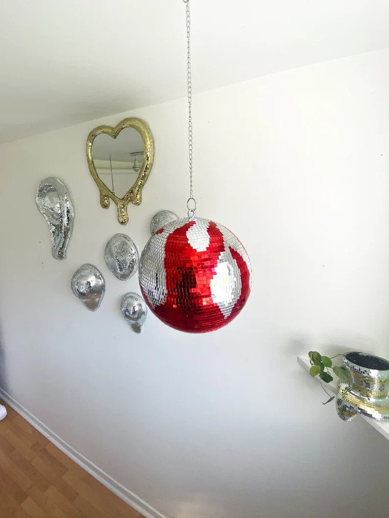 Disco Ball Flame, Disco Ball, Disco Balls, Red Disco Ball, Silver Disco Ball - Etsy | Etsy (US)