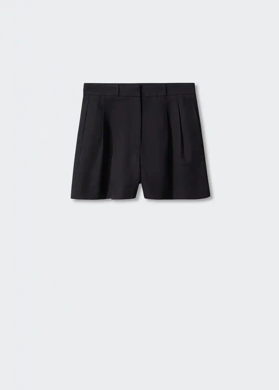 Pleated high-waist shorts | MANGO (US)
