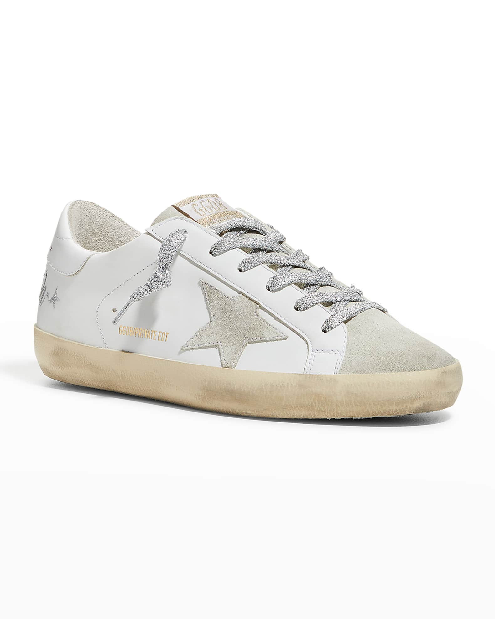 Golden Goose Superstar Make A Wish Low-Top Sneakers | Neiman Marcus
