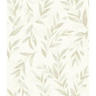Magnolia Home by Joanna Gaines 34.17 sq. ft. Magnolia Home Olive Branch Premium Peel and Stick Wa... | The Home Depot