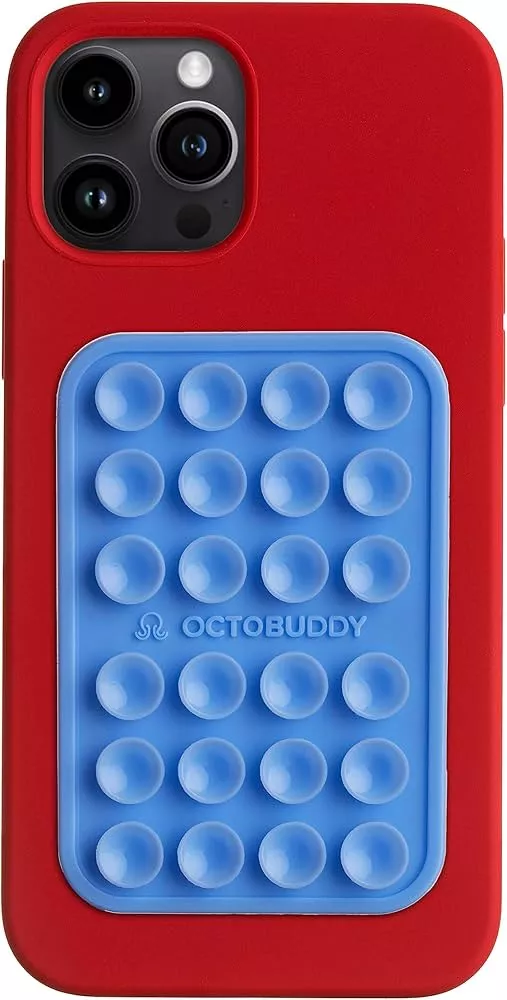 OCTOBUDDY MAX, Silicone Suction Phone Case Adhesive Mount, Compatible  with I