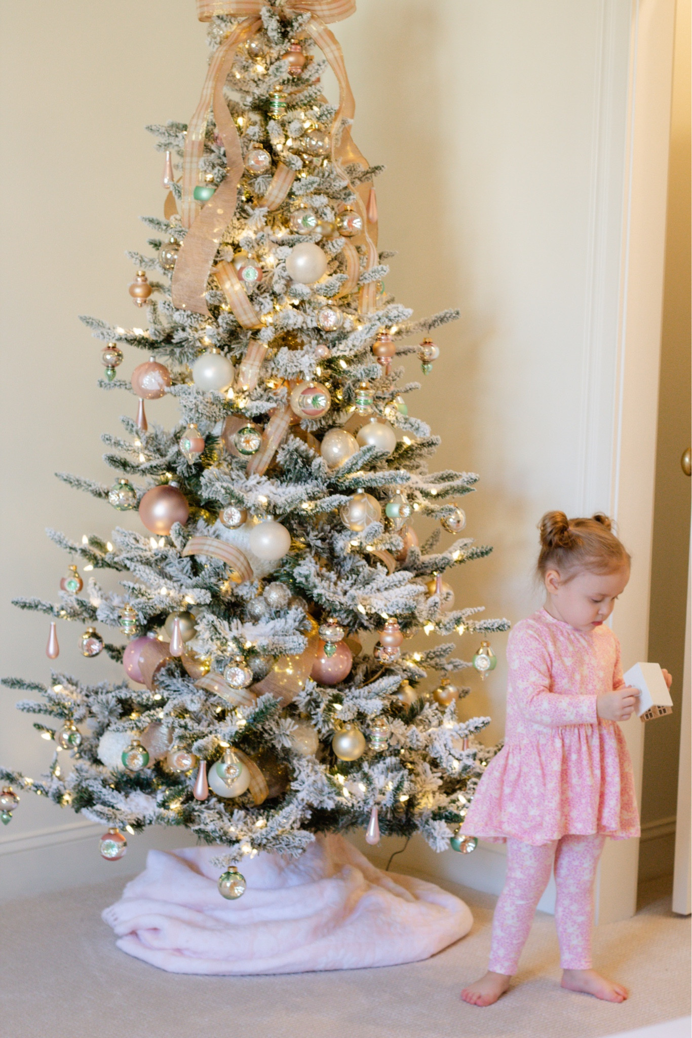 The Walmart Christmas tree that I’m obsessed with! This flocked tree is seriously so pretty. I have the 6.5” here in Mary Elle’s room, and they a 7.5, 9, 10, and 12”  

#LTKSeasonal #LTKhome #LTKHoliday